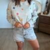 Short en jean gris destroy - Modèle Summer