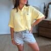 Chemise fluide jaune - Modèle Sunshine