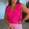 Chemise fushia col XXL - Modèle Adriana