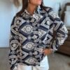 Veste marine avec broderie - Modèle Henri