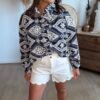Short en jean blanc  - Modèle Fleur