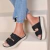 Mules espadrilles noires - Modèle Séville