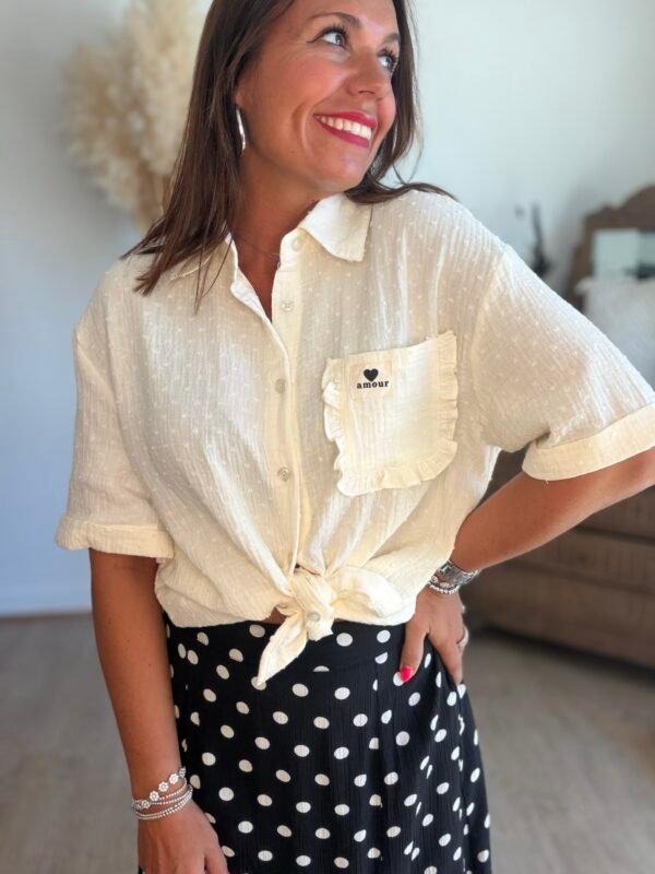 Chemise écru - Modèle Sunshine