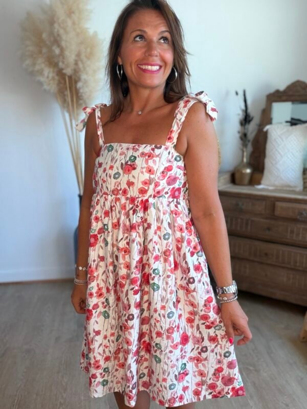Robe coquelicot  - Modèle Dolce Vita