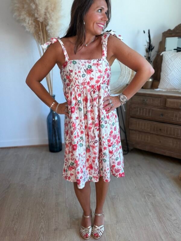 Robe coquelicot  - Modèle Dolce Vita
