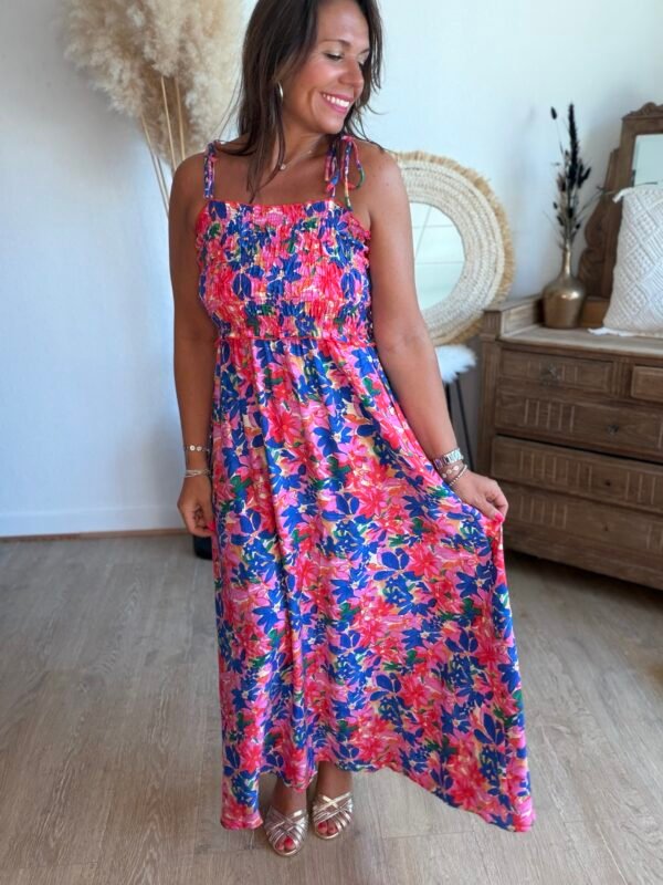 Robe fleurie smockee - Modèle April