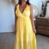 Robe jaune  - Modèle Melissa