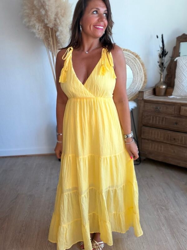 Robe jaune  - Modèle Melissa