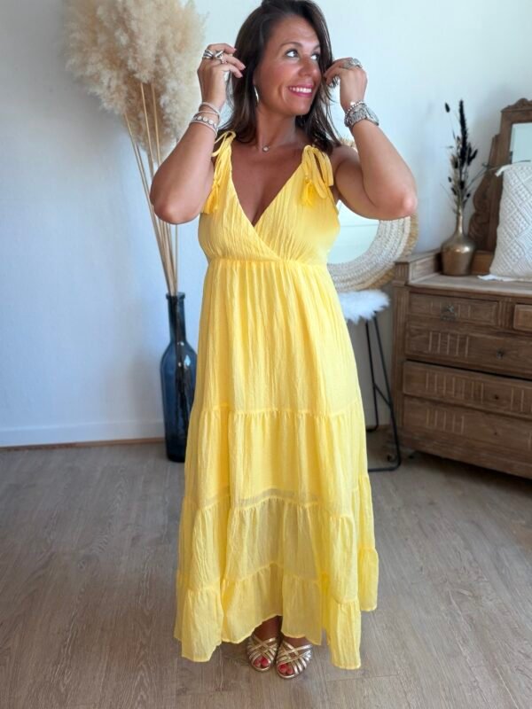 Robe jaune  - Modèle Melissa
