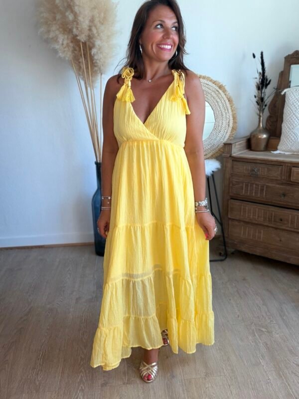 Robe jaune  - Modèle Melissa