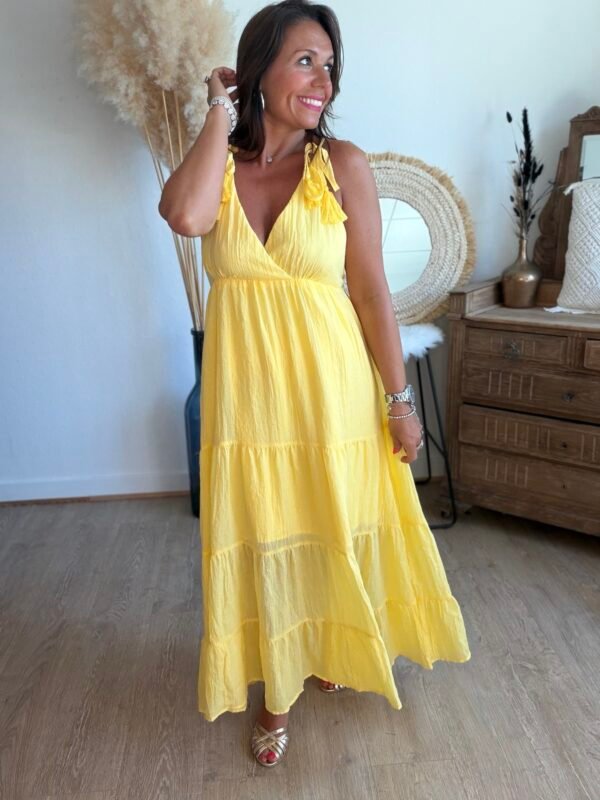 Robe jaune  - Modèle Melissa