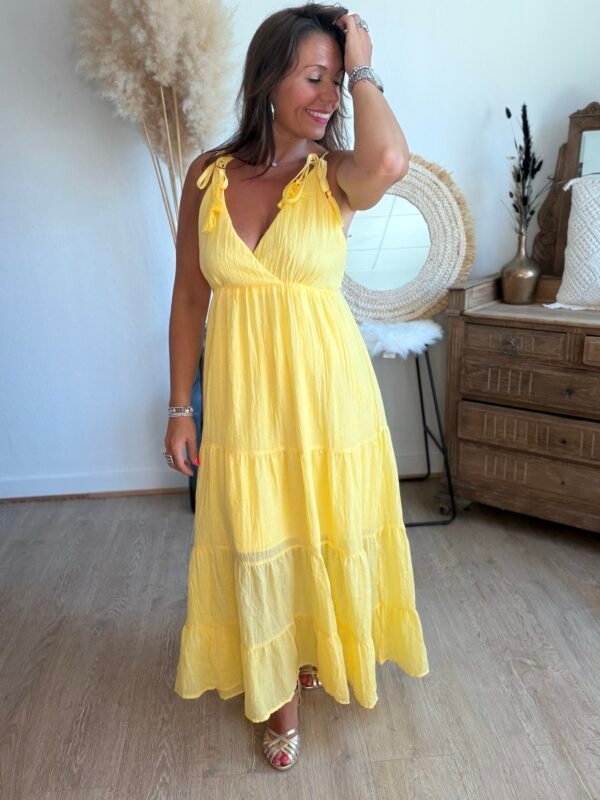 Robe jaune  - Modèle Melissa
