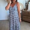Robe imprimée porcelaine - Modèle Mathilde
