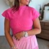 Top fushia - Modèle Adrien