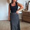 Top en maille noir - Modèle Charlotte