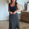 Top en maille noir - Modèle Charlotte