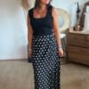 Top en maille noir - Modèle Charlotte