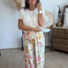 Gilet manches courtes blanc - Modèle Nelly