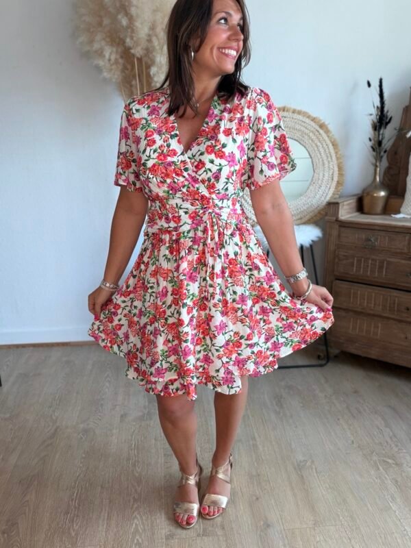 Robe courte floral - Modèle Stéphanie
