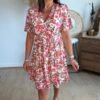 Robe courte floral - Modèle Stéphanie