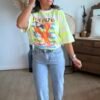 t shirt raye homard T shirt imprimé homard - Modèle Omar