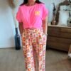 Pantalon fluide patchwork - Modèle Lily