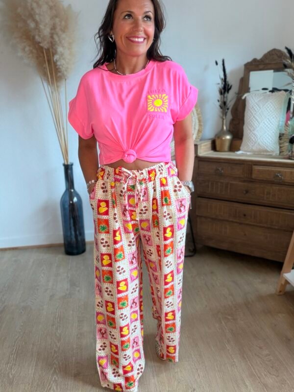 Pantalon fluide patchwork - Modèle Lily