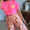 Pantalon fluide patchwork - Modèle Lily