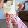 Pantalon imprimé - Modèle Agathe