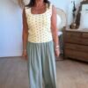 Pantalon fluide kaki - Modèle Lisa