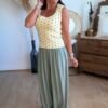 Pantalon fluide kaki - Modèle Lisa