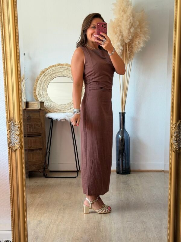 Robe marron - Modèle Malone