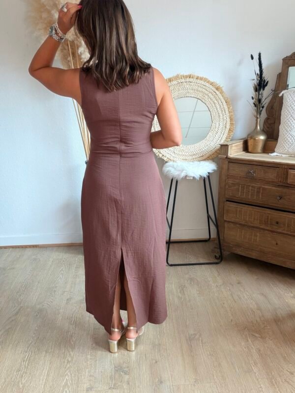 Robe marron - Modèle Malone