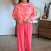 Pantalon fluide corail  - Modèle Lisa