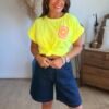 T shirt jaune fluo - Modèle Ibiza