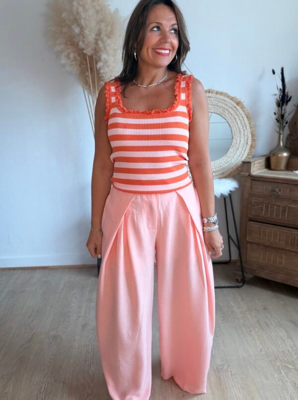 Pantalon corail - Modèle Sophia