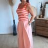 Pantalon corail - Modèle Sophia