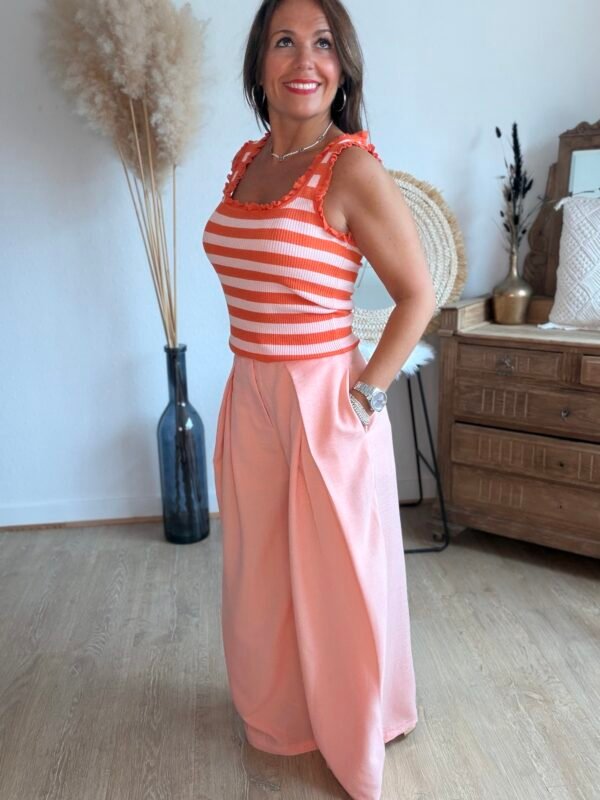 Pantalon corail - Modèle Sophia
