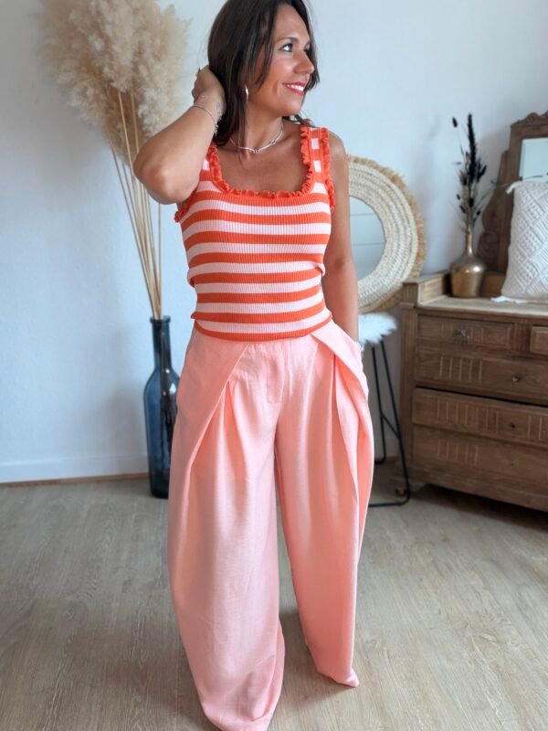 Pantalon corail - Modèle Sophia