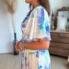 Robe imprimée bleu - Modèle Jess
