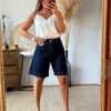 Top blanc broderie  - Modèle Tara