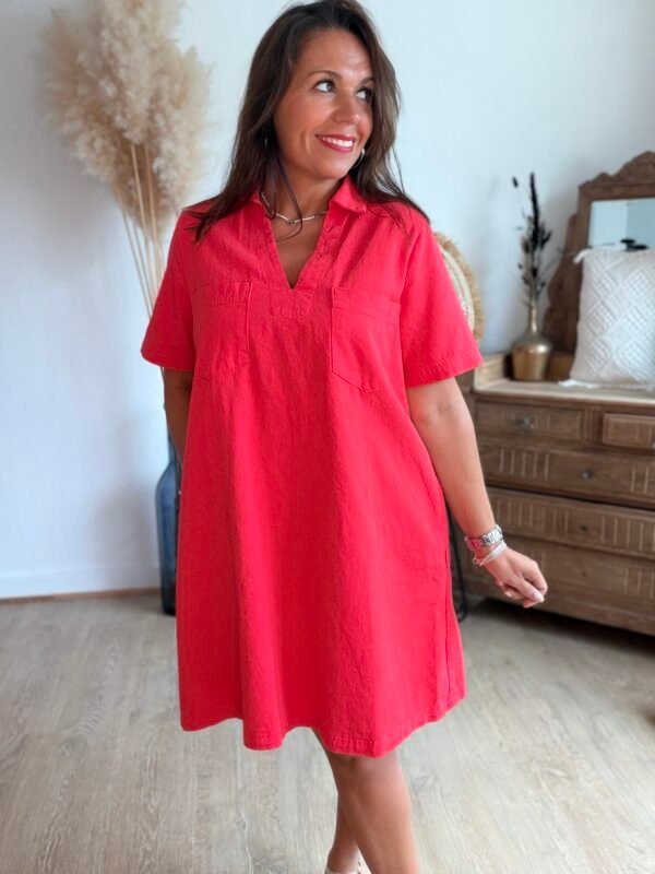 Robe rouge - Modèle Fiona
