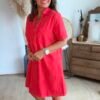 Robe rouge - Modèle Fiona