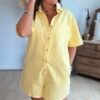 Combi short jaune - Modèle Jazz