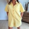 Combi short jaune - Modèle Jazz