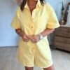 Combi short jaune - Modèle Jazz