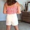 Jupe Short en jean blanc - Modèle Jadene