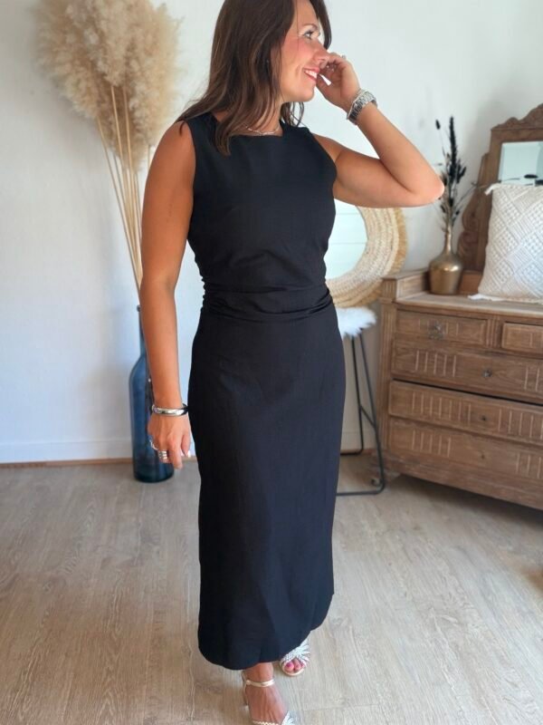 Robe longue noire  - Modèle Malone