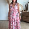 Robe longue fleurie - Modèle Lény