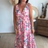 Robe longue fleurie - Modèle Lény